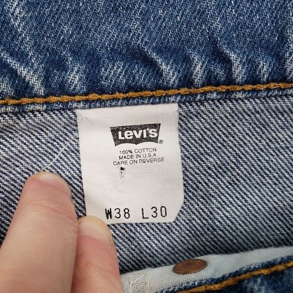 Vintage 90s Levi's Orange Tab High Rise Loose Fit Jeans - Picture 5 of 8